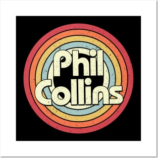 Phil Proud Name Retro Rainbow Tribute Posters and Art